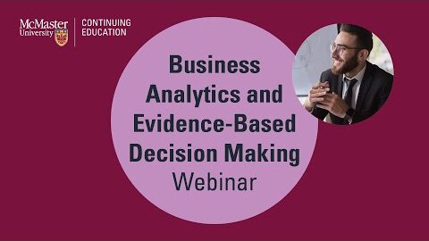Business Analytics and Evidence-Based Decision Making webinar thumbnail